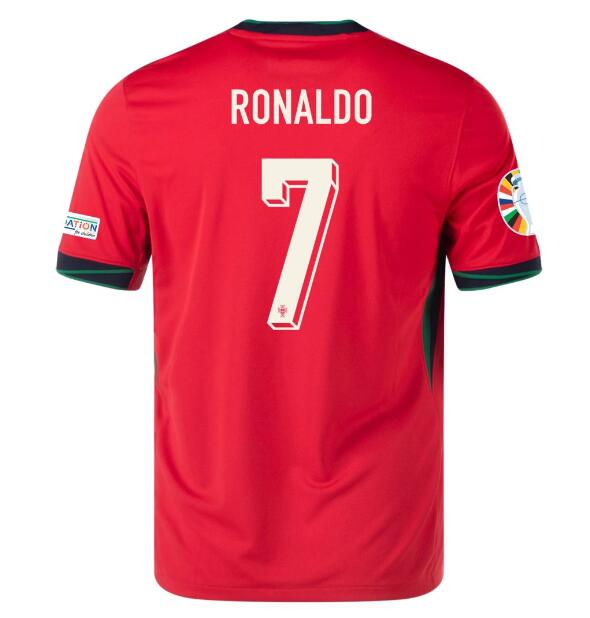 (image for) Ronaldo #7 Portugal Home Jersey Euro 2024